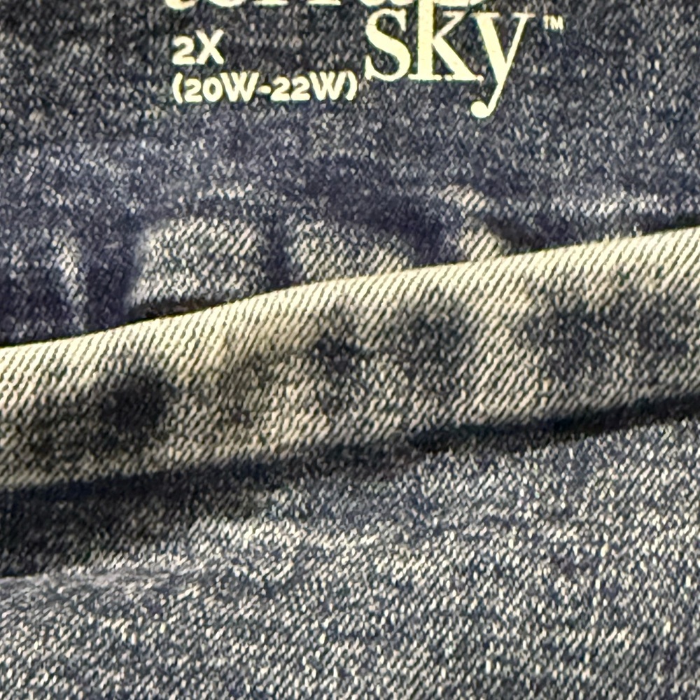 Terra & Sky Women's Denim Blue Jean Shorts - Picture 9 of 11